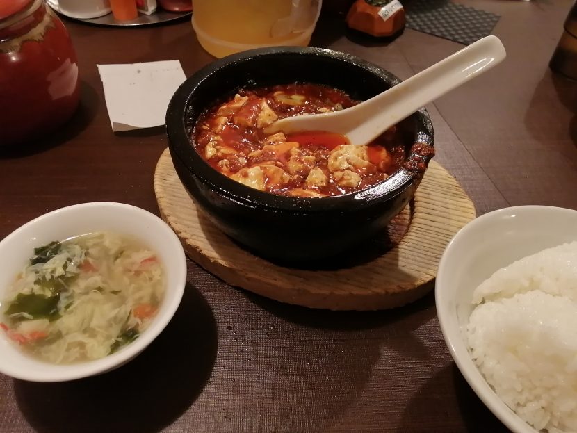 麻婆豆腐定食　陳家私菜　湧の台所　赤坂