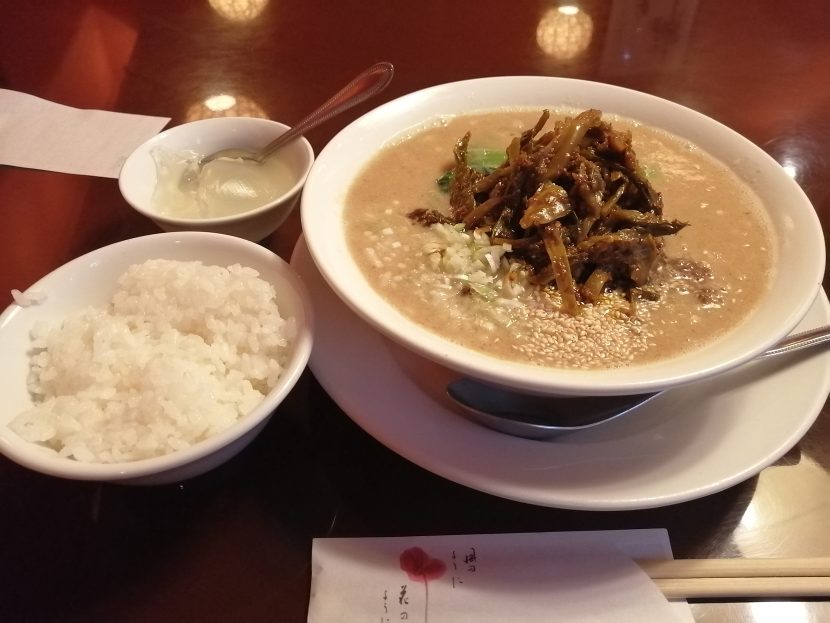 辛子高菜坦々麺　唐人飯店　神保町